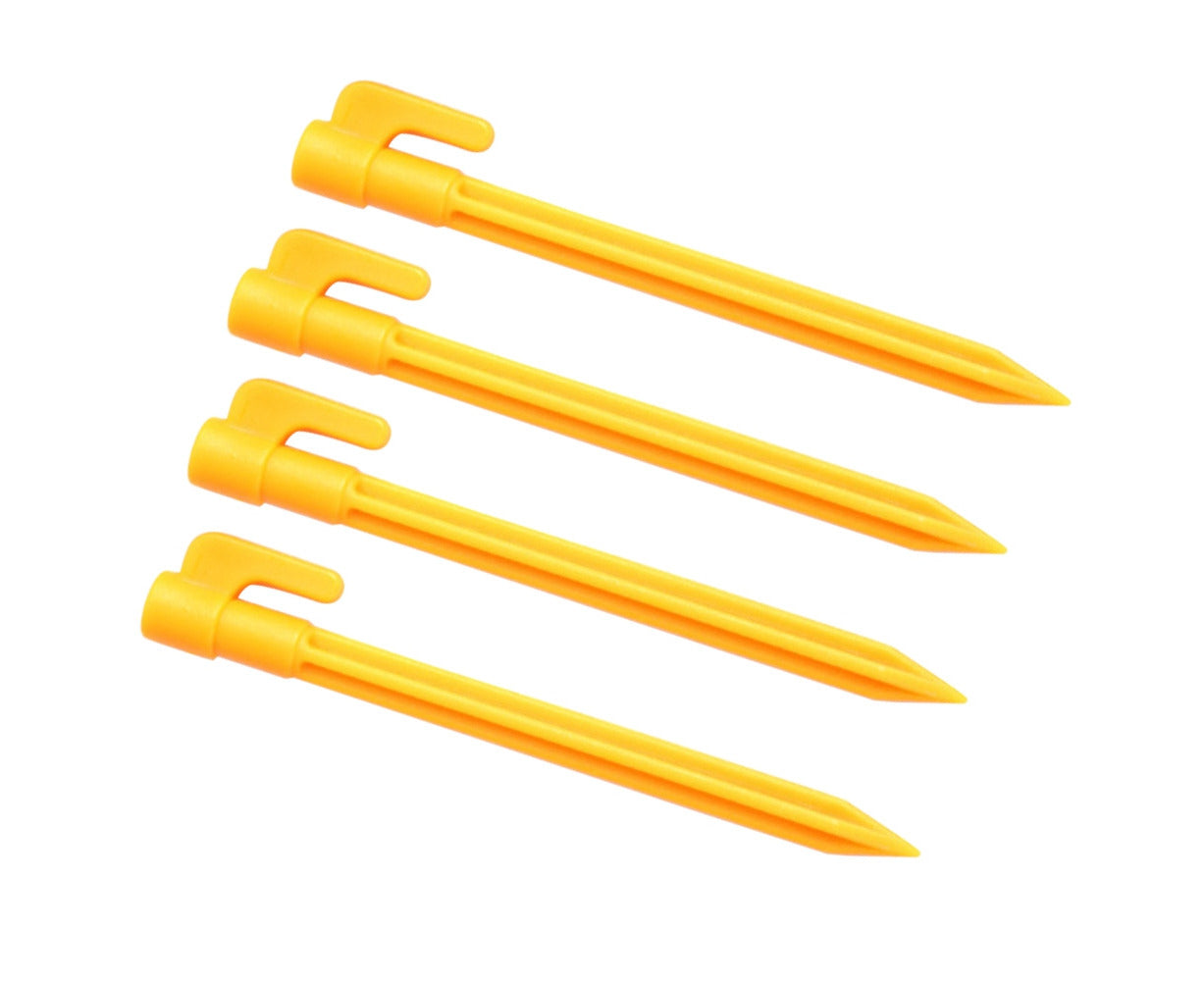4Pcs/Set Outdoor Travel Beach Mat Camping Tent Fixed Pegs Nails Stakes Pins