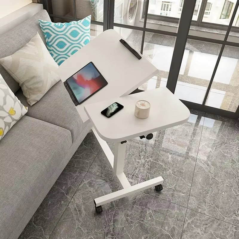 Lifting Mobile Computer Desk Bedside Sofa Bed Notebook Desktop Table Stand Learning Desk Folding Laptop Table Adjustable Table