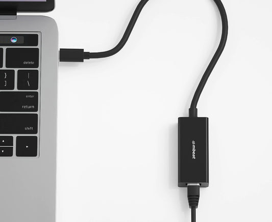 15Cm USB-C Gigabit Ethernet Adapter - Black