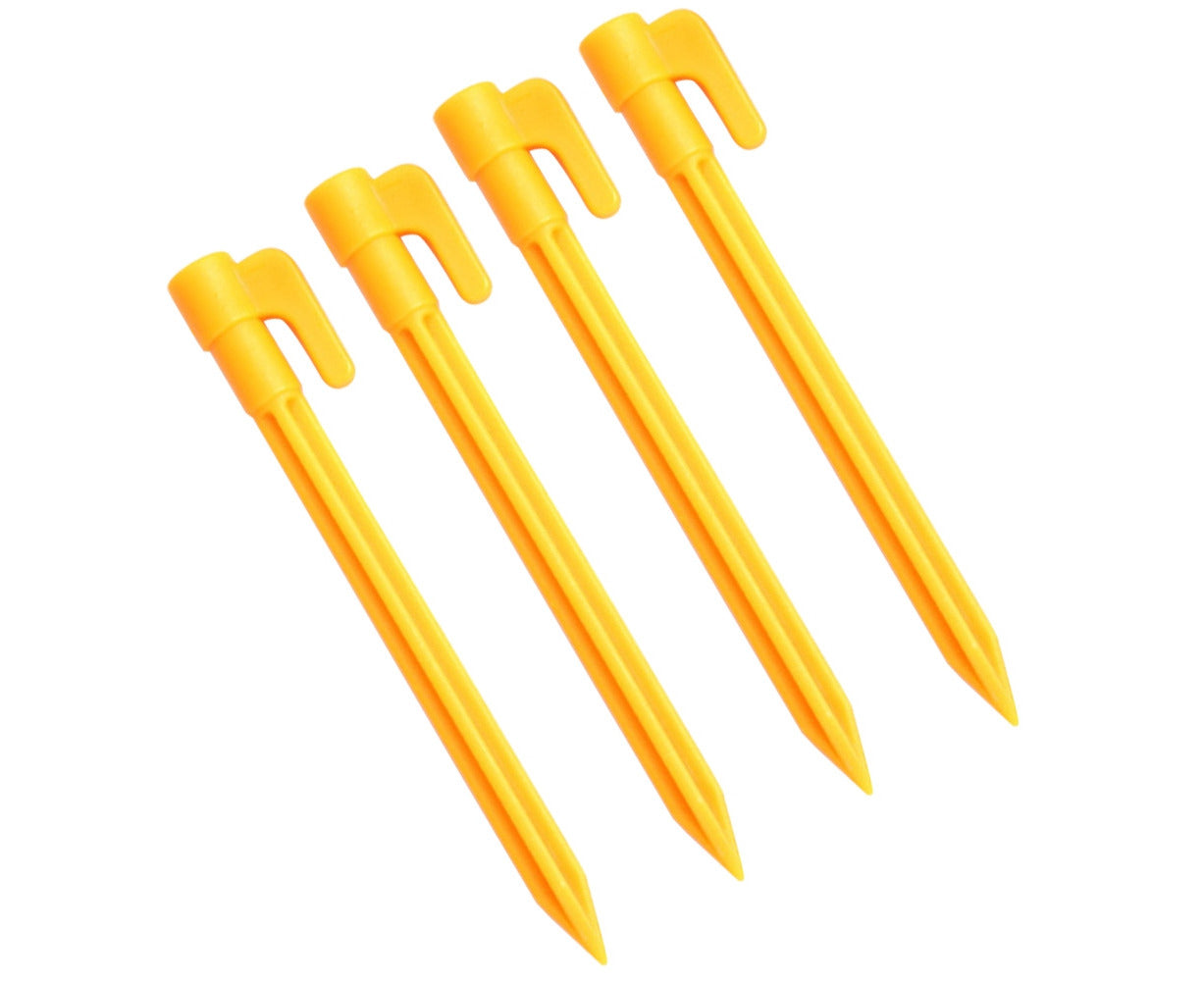 4Pcs/Set Outdoor Travel Beach Mat Camping Tent Fixed Pegs Nails Stakes Pins