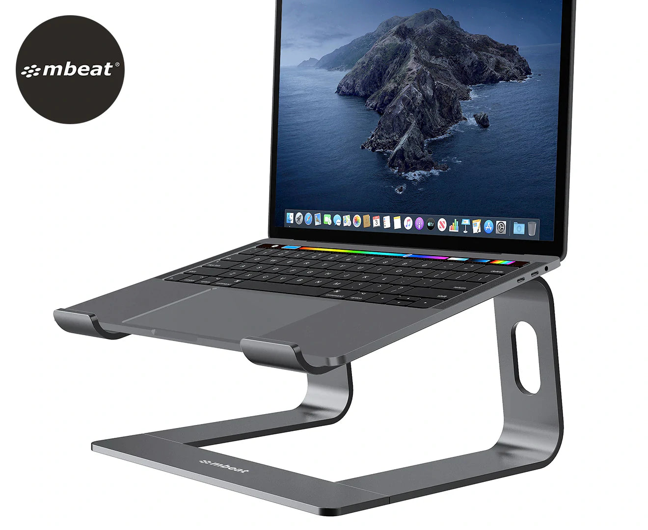 Elevated Laptop Stand - Space Grey