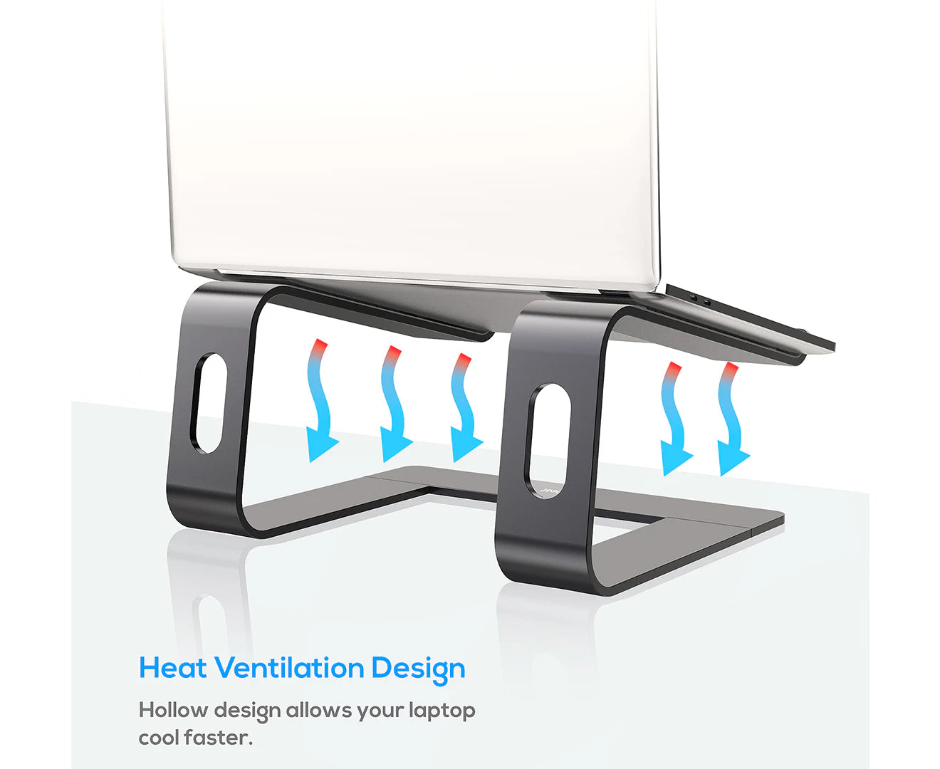 Elevated Laptop Stand - Space Grey