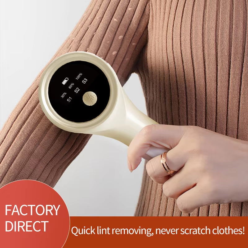 Lint Remover for Clothing Electric Pellet Fluff Remover Rechargeable Portable Fabric Hairball Shaver Removes Lint from Clothes
