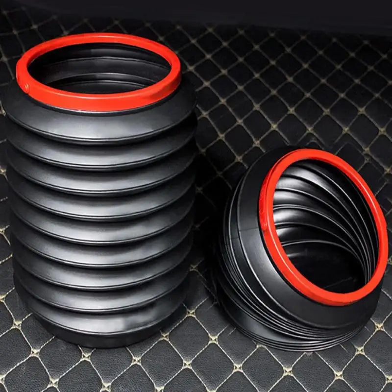 Car Trash Bin Portable Retractable Folding Fishing Buckets Telescopic Car Accessories Water Storage Buckets Outdoor Trash Can