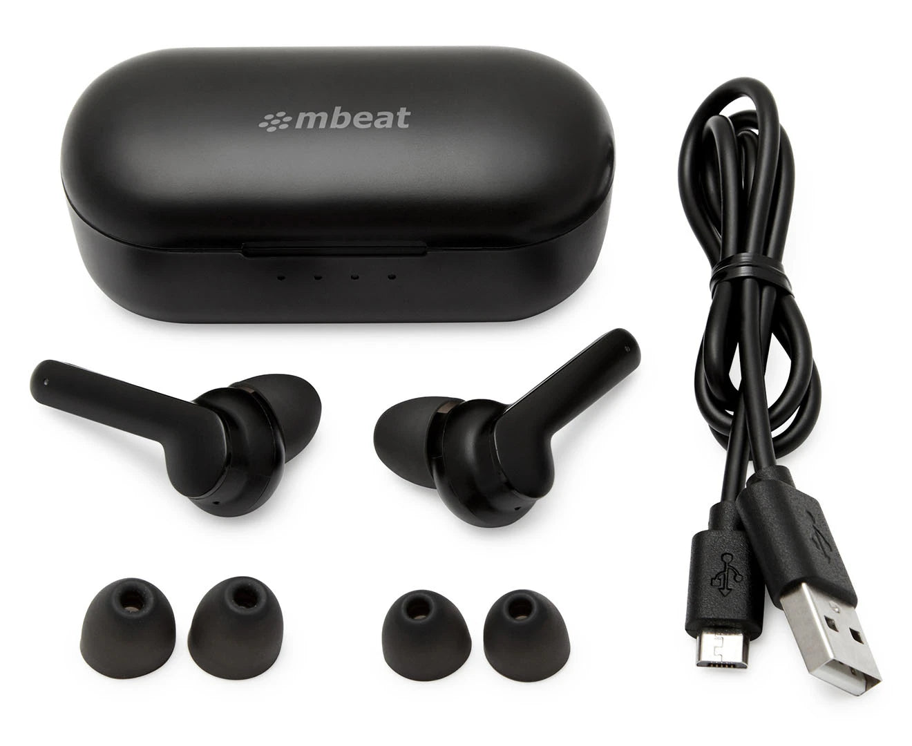 E2 True Wireless Earphones - Black