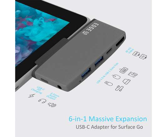 Edge Go G59 Multifunction USB-C Hub/Adapter F/Microsoft Surface Go Tablet
