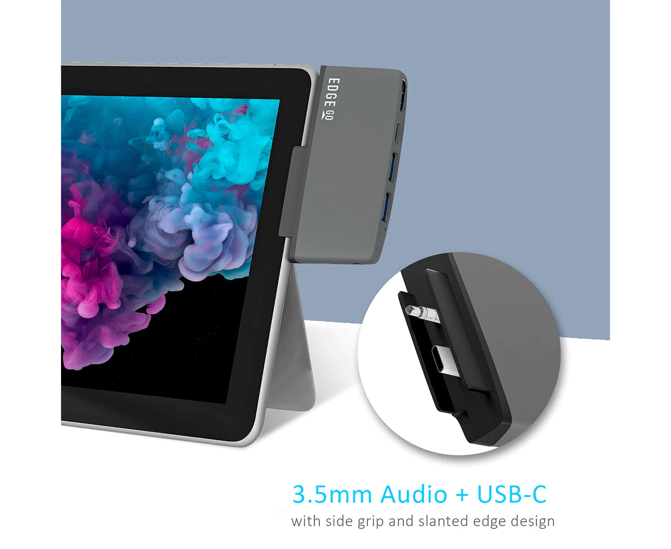 Edge Go G59 Multifunction USB-C Hub/Adapter F/Microsoft Surface Go Tablet