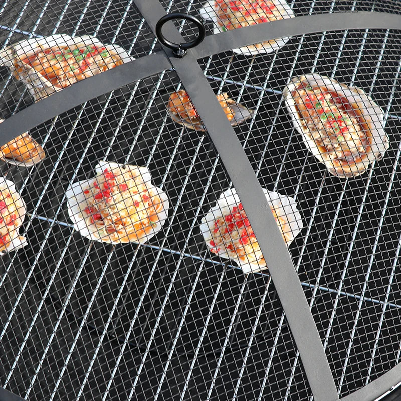 Outdoor Party Household Charcoal Heating Brazier Fire Indoor Multi-Functional Courtyard Barbecue Grill BBQ Fire Pit Barbecue