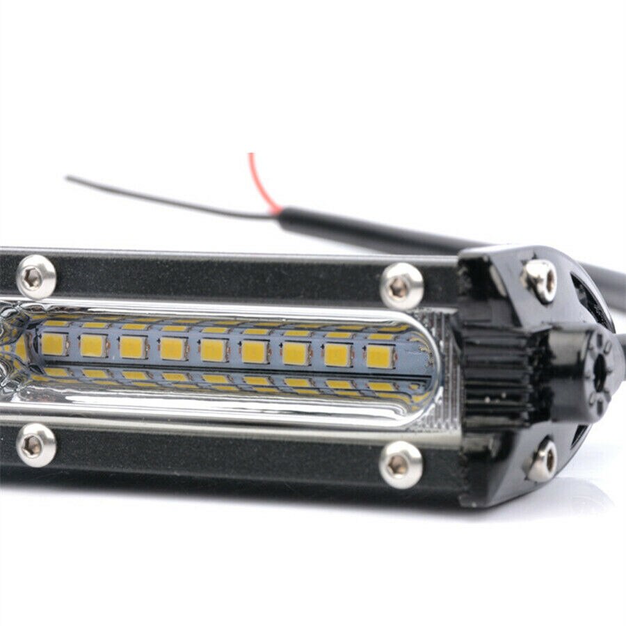 Single Row 13" Slim Offroad Car LED Work Light Bar 60W Flood Beam 12inch LED Bars for Truck SUV ATV 4X4 Fog Driving Lamp