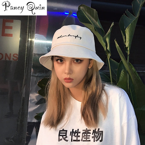 Men Women Bucket Hats women Street Style Harajuku Letters Print Outdoor Sunscreen Cotton travel Hunting Cap hats wholesale