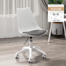 Computer Chair Home Backrest Chair Office Simple Bedroom Study Rotating Chair Lift Student Dormitory Study Chair without Armrest