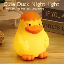 Cute Silicone Capybara Night Light Children'S Gift USB Rechargeable Animal Touch Bedside Slepp Lamp