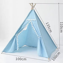 1.6M/1.3M Kid Tent Play House Wigwam for Children Portable Child Tipi Tents Teepee Toddler Ball Pit Girl Castle Play Room