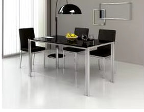 Stretch Table. Fold the Dining Table and Chairs.