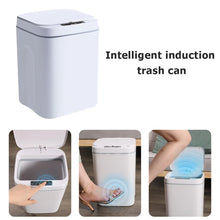 14L Intelligent Trash Can Automatic Smart Sensor Garbage Dustbin Home Electric Rubbish Waste Bin for Office Kitchen Bathroom