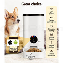 I.Pet Automatic Pet Feeder Dog Cat Feeder Camera Wifi Smart Auto Food Dispenser