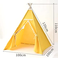 1.6M/1.3M Kid Tent Play House Wigwam for Children Portable Child Tipi Tents Teepee Toddler Ball Pit Girl Castle Play Room