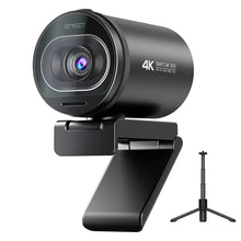 Webcam 4K Web Camera 1080P 60FPS USB Streaming  Camera with 2 Noise Reduction Mics for Gaming/Youtube/Video Calling