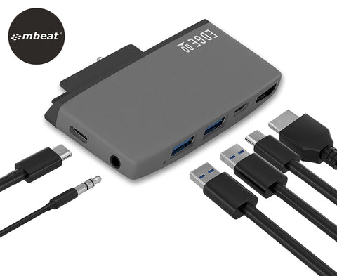 Edge Go G59 Multifunction USB-C Hub/Adapter F/Microsoft Surface Go Tablet