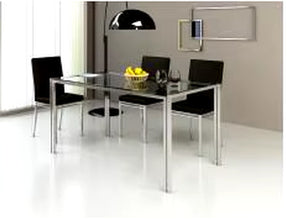 Stretch Table. Fold the Dining Table and Chairs.