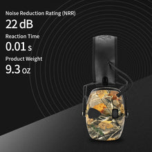 ZOHAN Electronic Earmuff  NRR 22DB Tactical Hunting Ear Plugs Electronics Protection Shooting Ear Muffs Tactical Earplugs Shoot